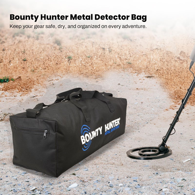 BOUNTY HUNTER حقيبة كاشف المعادن باونتي هانتر - حقيبة حمل نايلون مقاومة للعوامل الجوية مع جيب ملحق ومقابض، تناسب نماذج S-Rod - تخزين متين وحماية أثناء السفر - مصنوعة في الولايات المتحدة الأمريكية - Image 2
